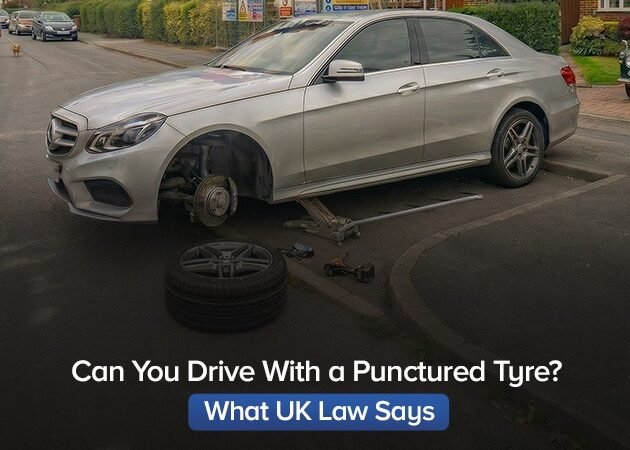 Can You Drive With a Punctured Tyre? What UK Law Says