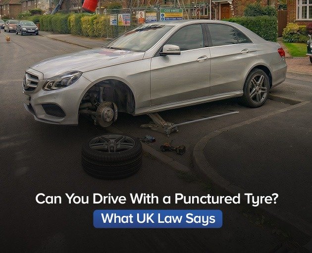 Can You Drive With a Punctured Tyre? What UK Law Says